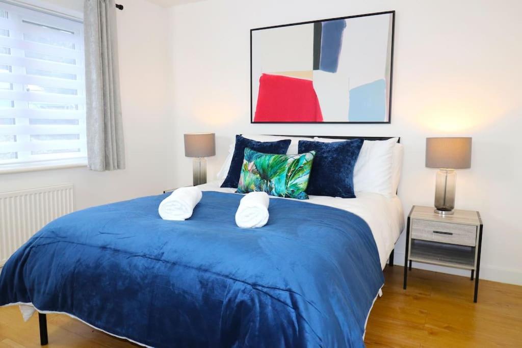 Hutchcomb Villa, 4 Bed Luxury House,Oxford+Parking Bagian luar foto