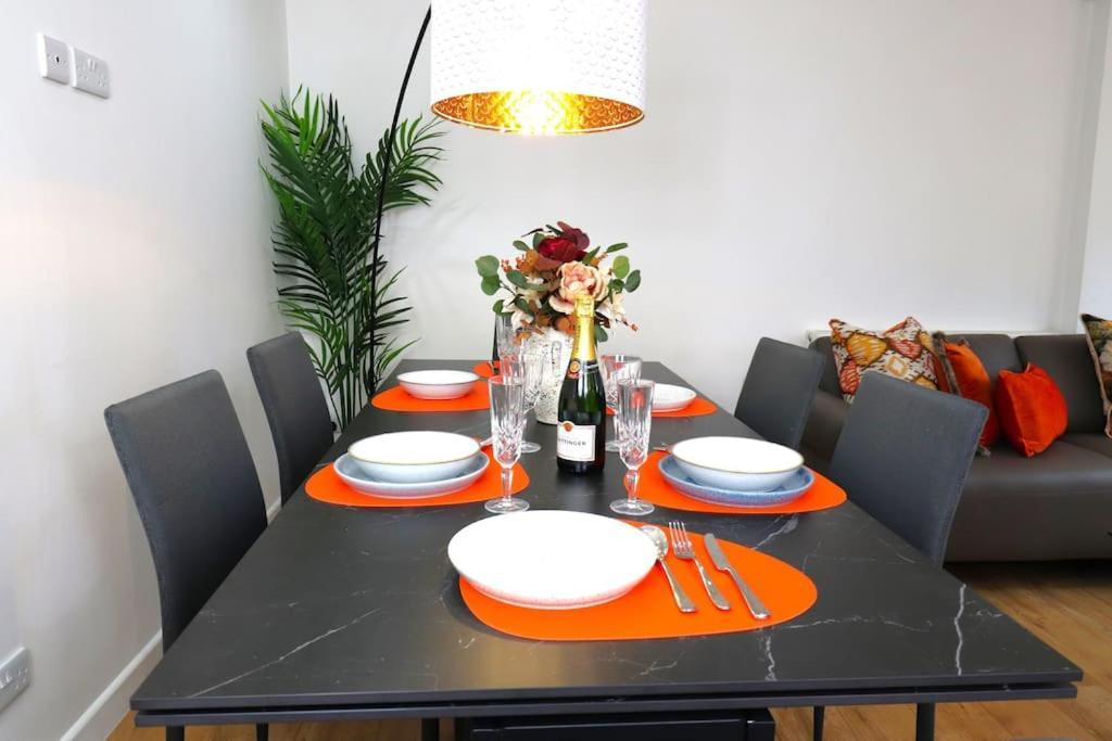 Hutchcomb Villa, 4 Bed Luxury House,Oxford+Parking Bagian luar foto