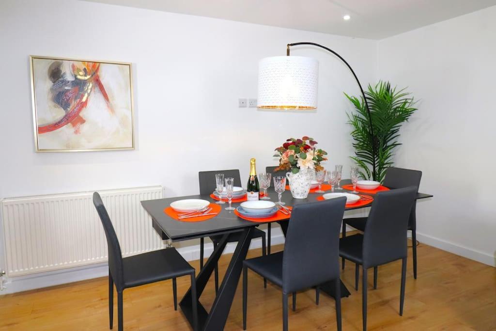 Hutchcomb Villa, 4 Bed Luxury House,Oxford+Parking Bagian luar foto